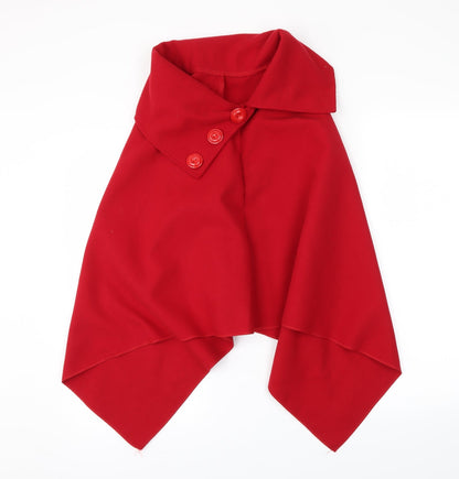 Womens UK Size One Size Preworn Red Kimono Coat