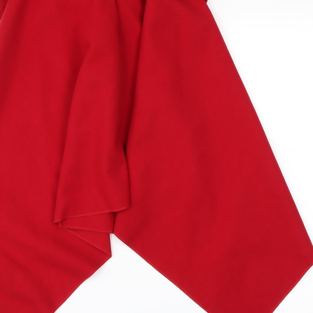 Womens UK Size One Size Preworn Red Kimono Coat