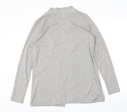 Bonprix Womens Grey Wrap Jumper Size M