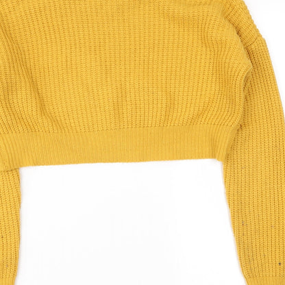 newlook Boys Yellow   Pullover Jumper Size 14-15 Years