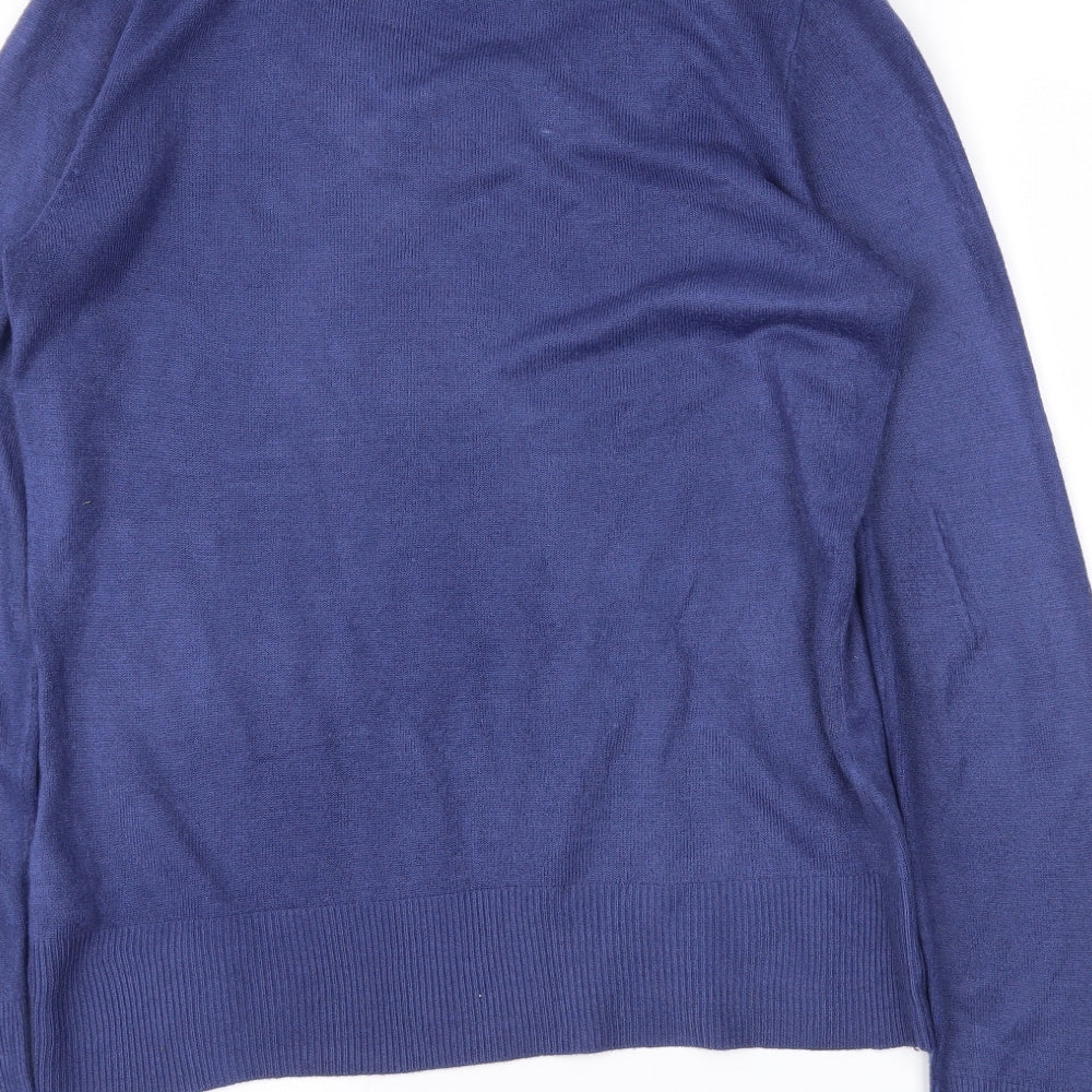 M&S Womens Blue   Pullover Jumper Size 12