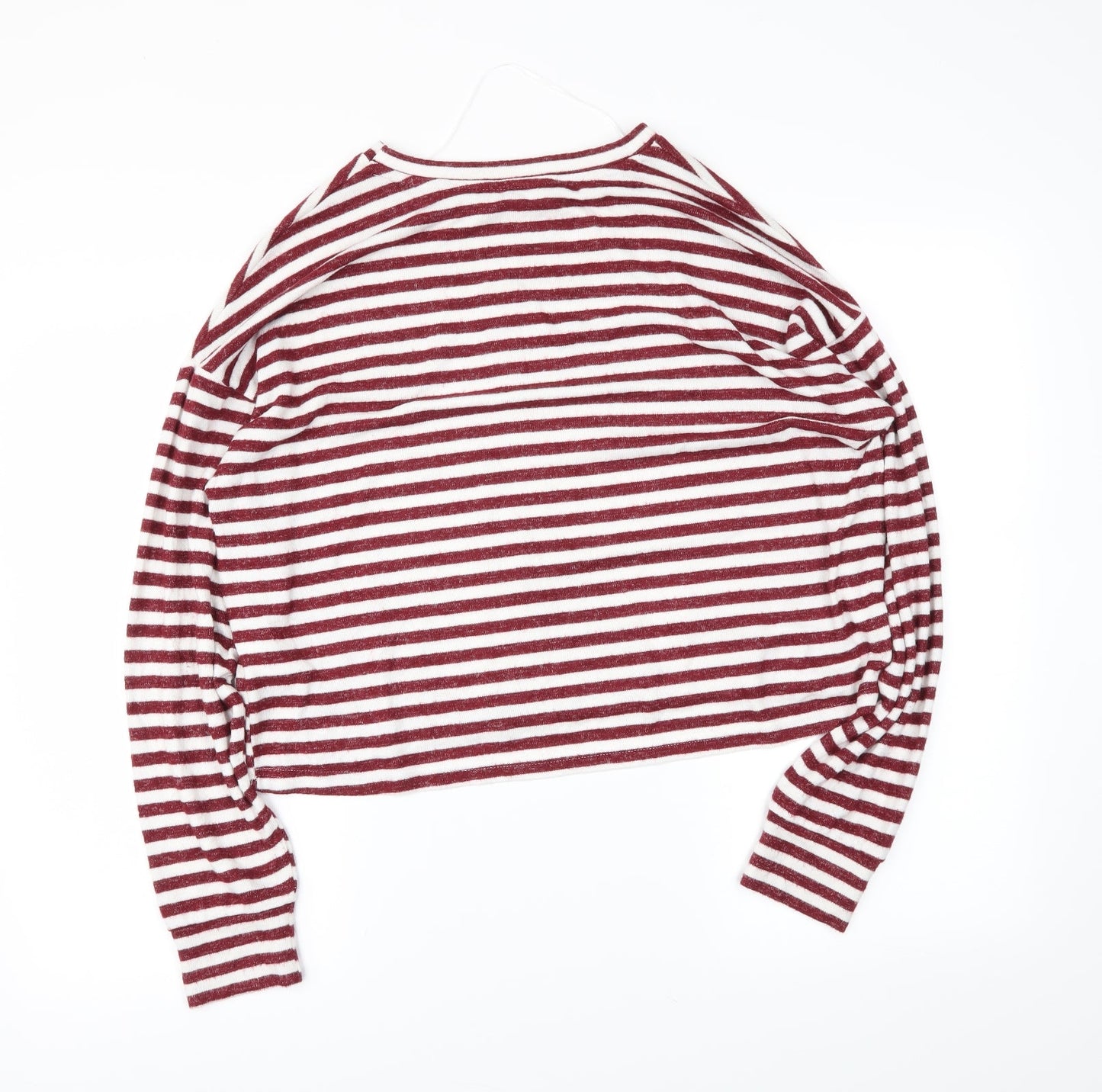 Primark Womens Red Striped  Pullover Jumper Size L