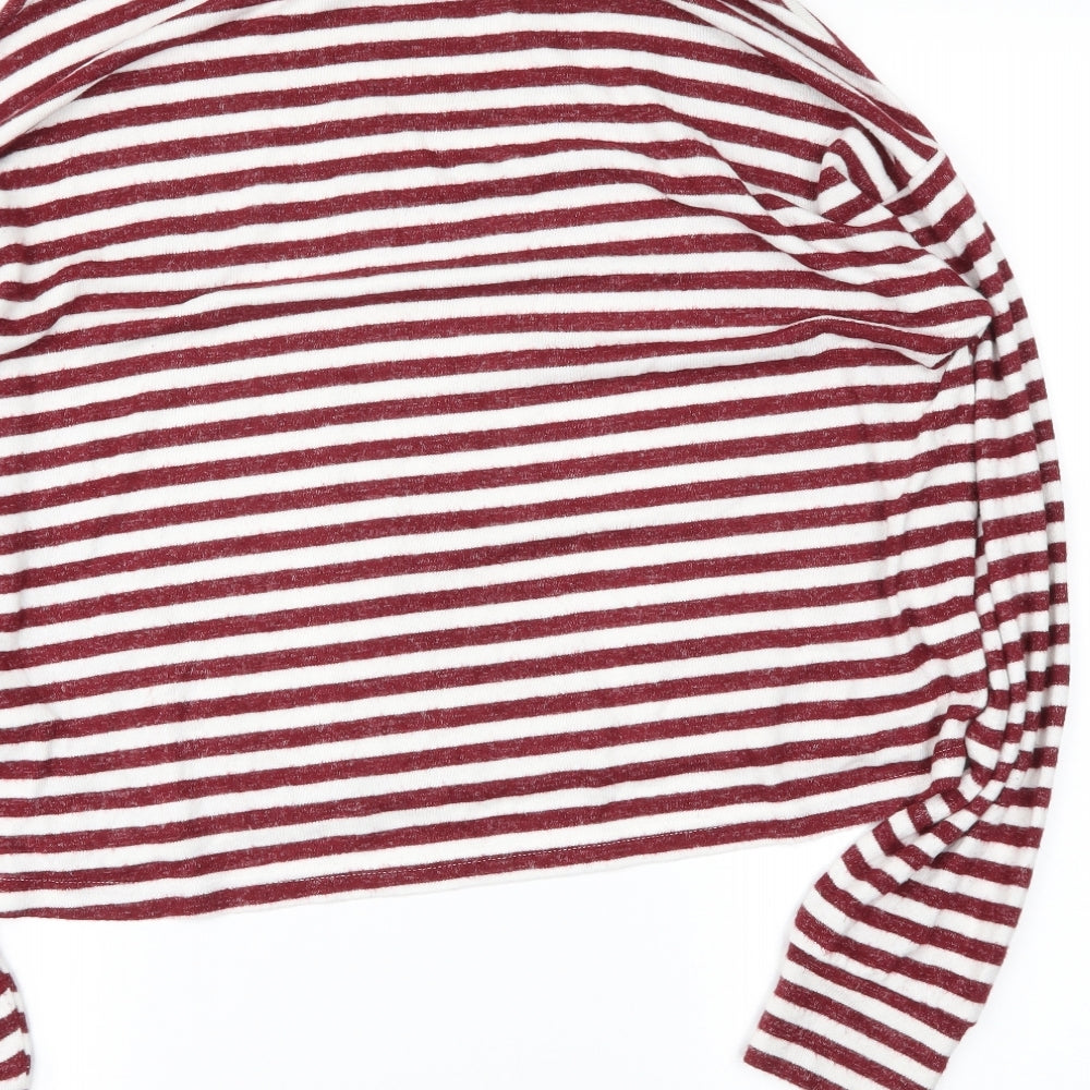 Primark Womens Red Striped  Pullover Jumper Size L