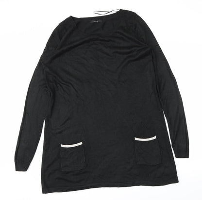 George Womens Black   Jumper Dress  Size 14