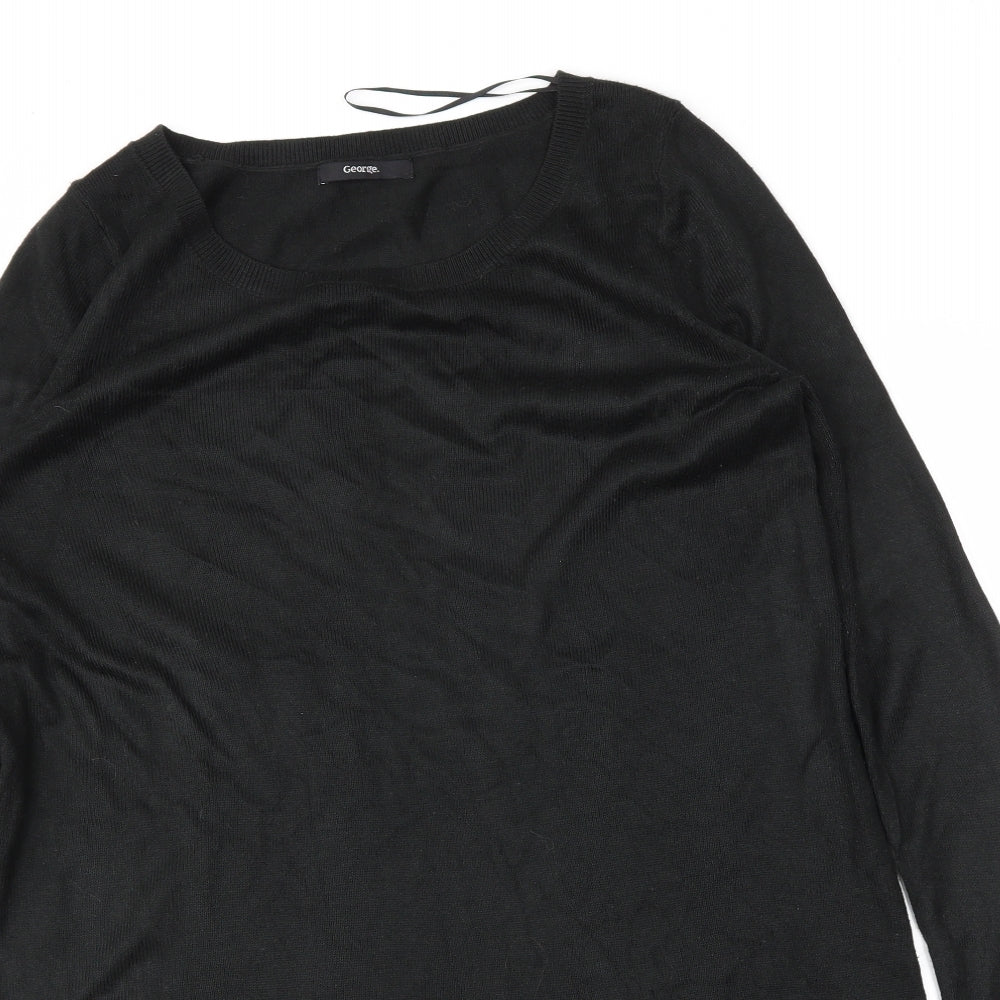 George Womens Black   Jumper Dress  Size 14