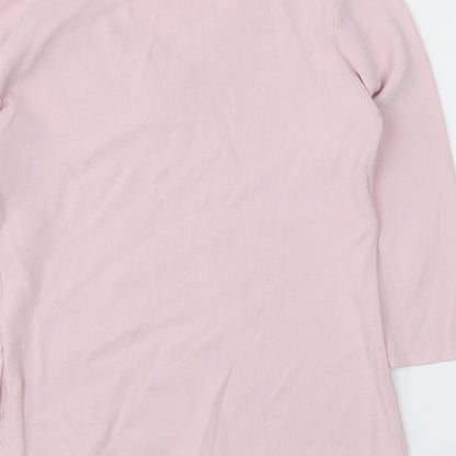 Debbie Morgan Womens Pink   Basic Blouse Size S