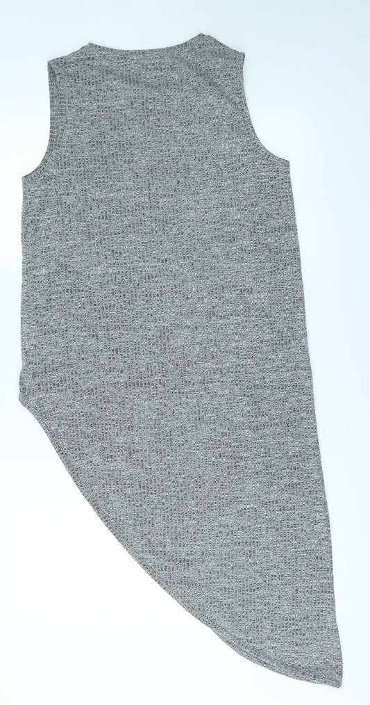 Papaya Womens Grey   Basic T-Shirt Size 10