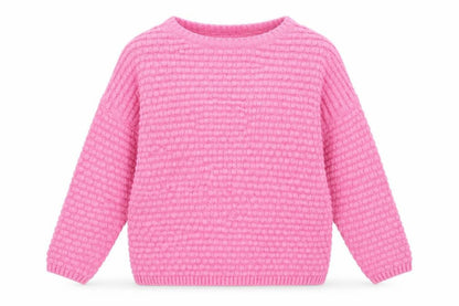 Warehouse Womens Pink Polka Dot  Pullover Jumper Size 10