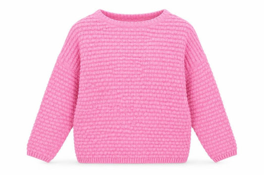Warehouse Womens Pink Polka Dot  Pullover Jumper Size 10