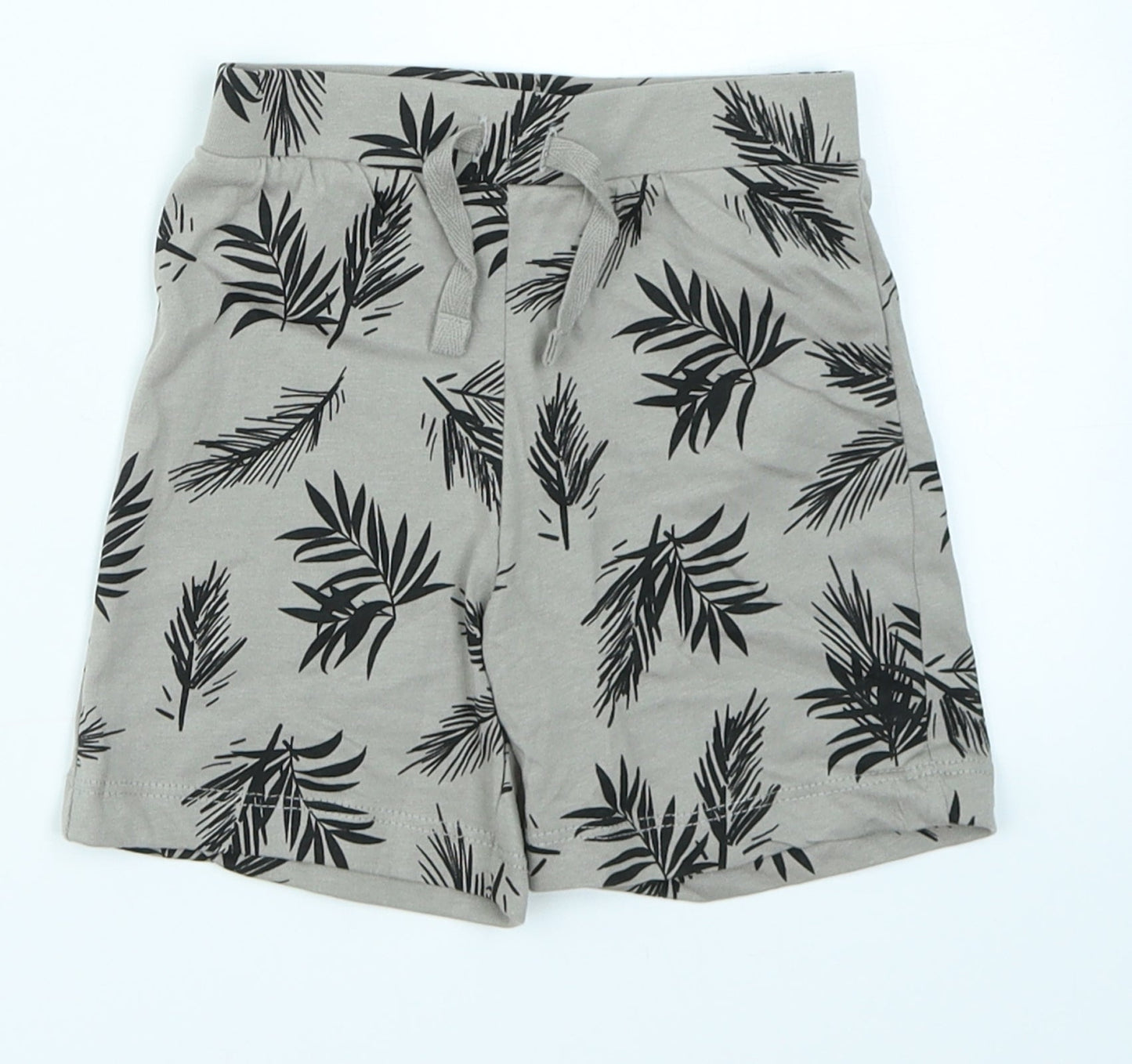 Primark Boys Beige Floral  Capri Trousers Size 9-12 Months