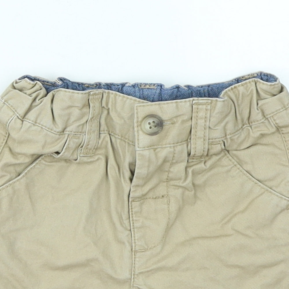 Matalan Boys Brown   Cargo Trousers Size 6-9 Months