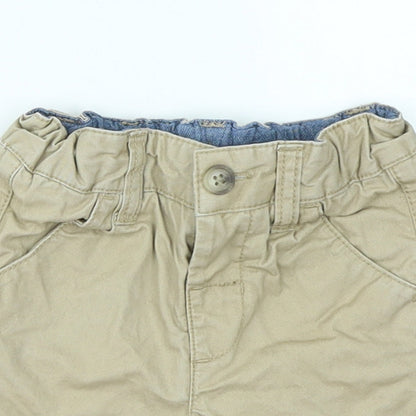 Matalan Boys Brown   Cargo Trousers Size 6-9 Months