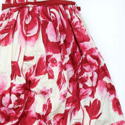 Atmosphere Womens Ivory Floral  Fit & Flare  Size 8