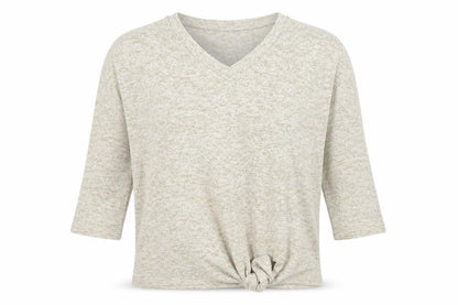 Womens UK Size S River Island Beige Basic T-Shirt