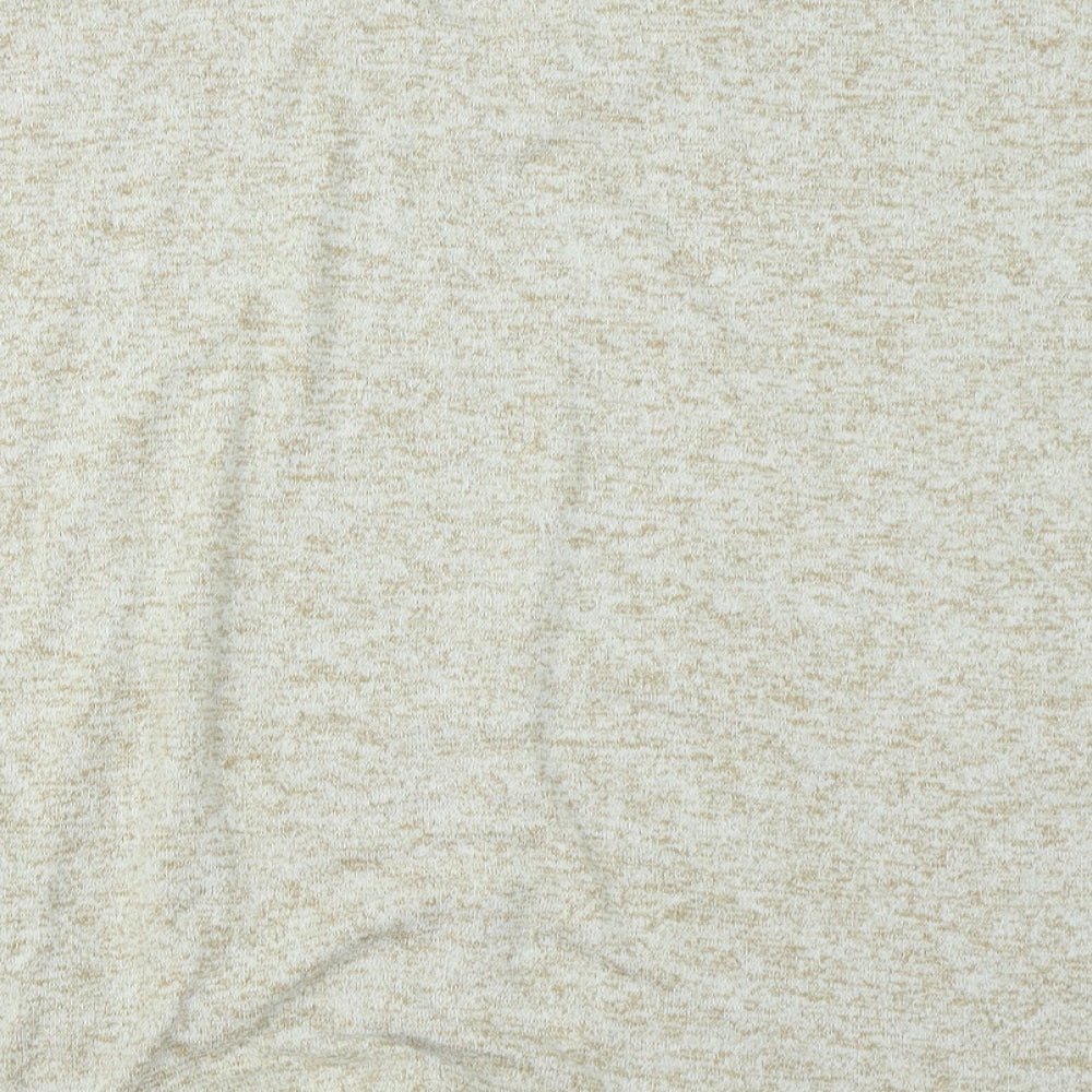 Womens UK Size S River Island Beige Basic T-Shirt