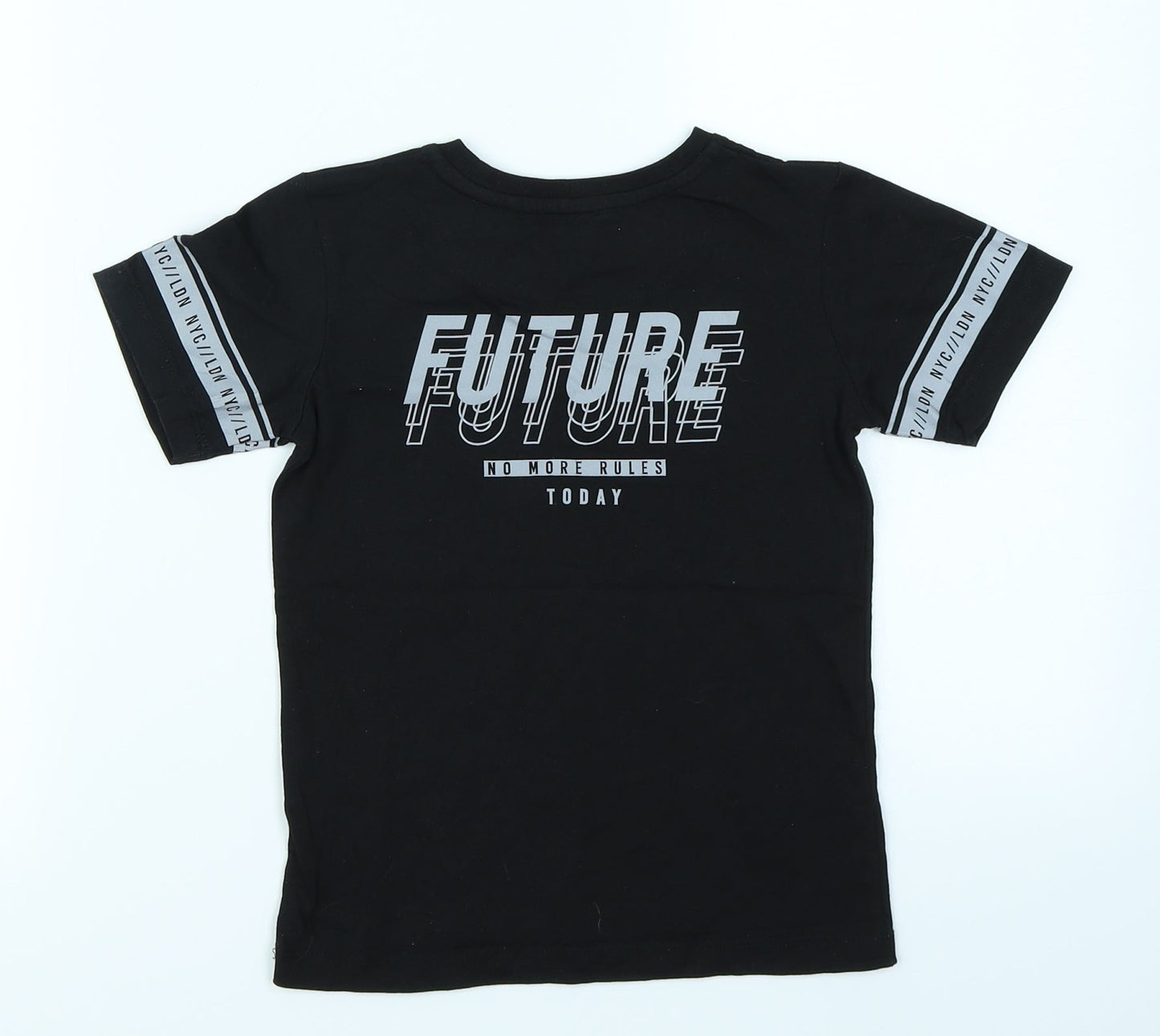 TU Boys Black   Basic T-Shirt Size 4 Years