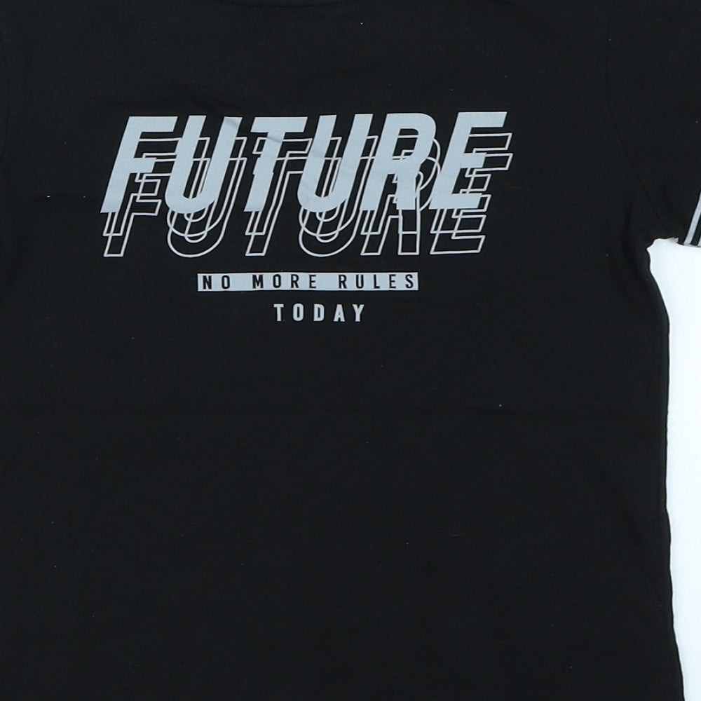 TU Boys Black   Basic T-Shirt Size 4 Years