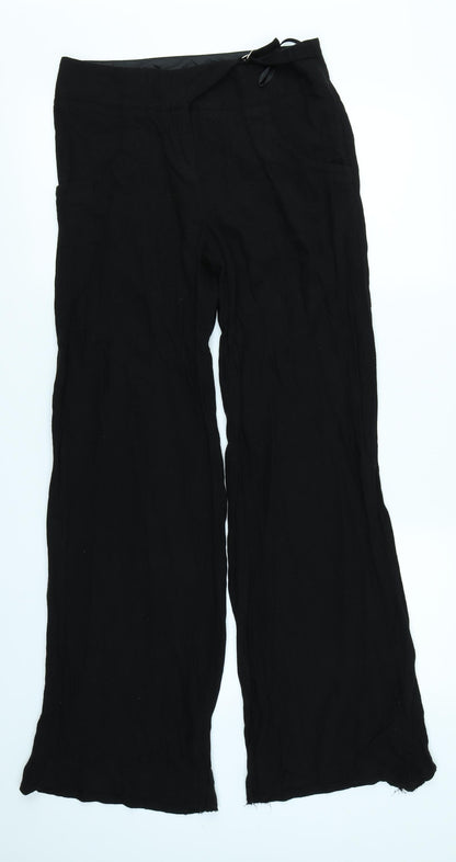 Womens UK Size 8 NEXT Regular Fit  Black Trousers