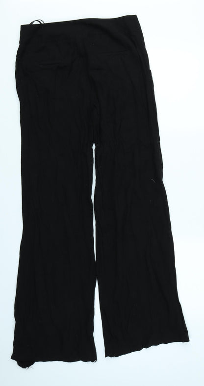 Womens UK Size 8 NEXT Regular Fit  Black Trousers