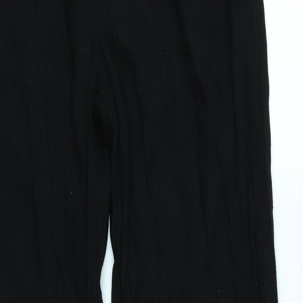 Womens UK Size 8 NEXT Regular Fit  Black Trousers