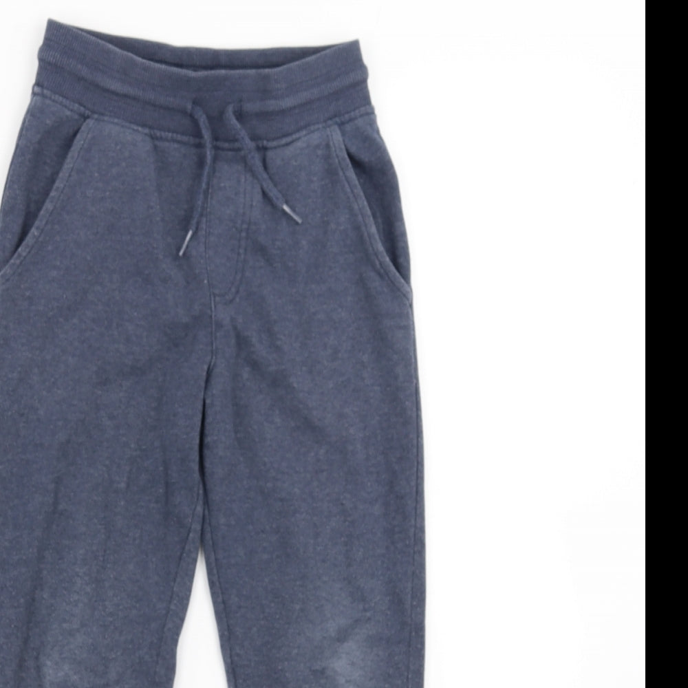 George Boys Blue   Jogger Trousers Size 5-6 Years