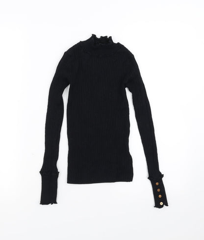 Topshop Womens Black   Pullover Jumper Size 8