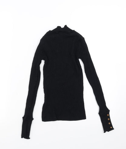 Topshop Womens Black   Pullover Jumper Size 8