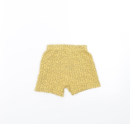 George Baby Yellow Geometric   Trousers Size 6-9 Months  - shorts