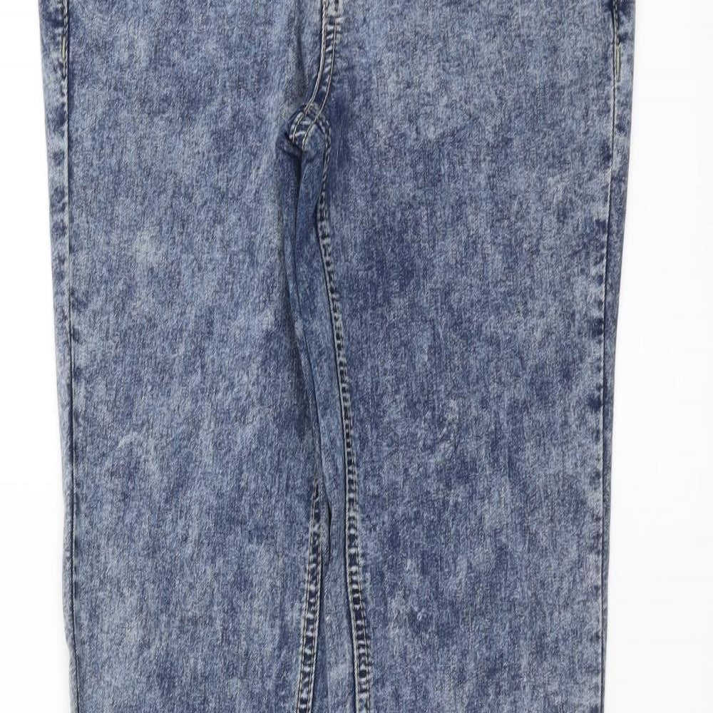 Womens UK Size 8 Yesyes Regular Fit Skinny Blue Jeans