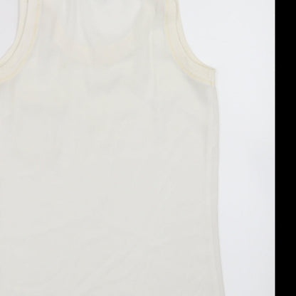 Papaya Womens Ivory   Basic Blouse Size 8