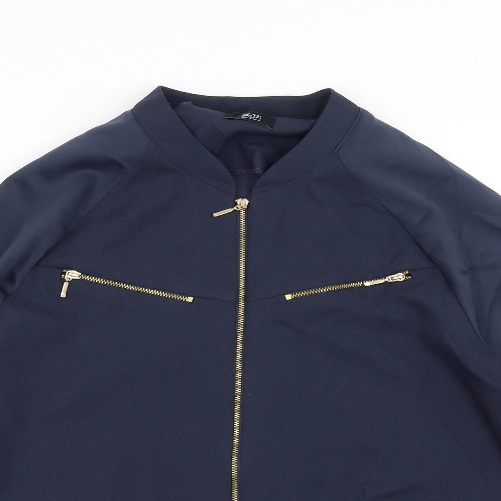 F&F Womens Blue   Jacket  Size 8
