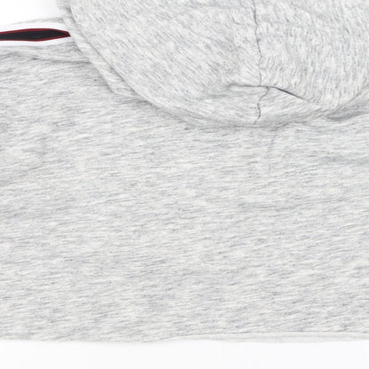 Hollister Womens Grey   Pullover Hoodie Size L  - cropped