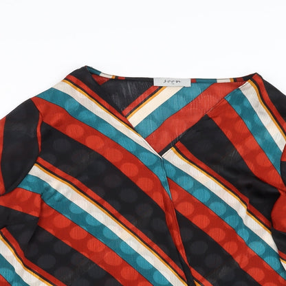 Womens UK Size 14 Soon Multicoloured Basic Blouse