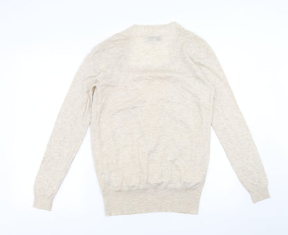 NEXT Womens Beige   Pullover Jumper Size 10  - under blouse detail