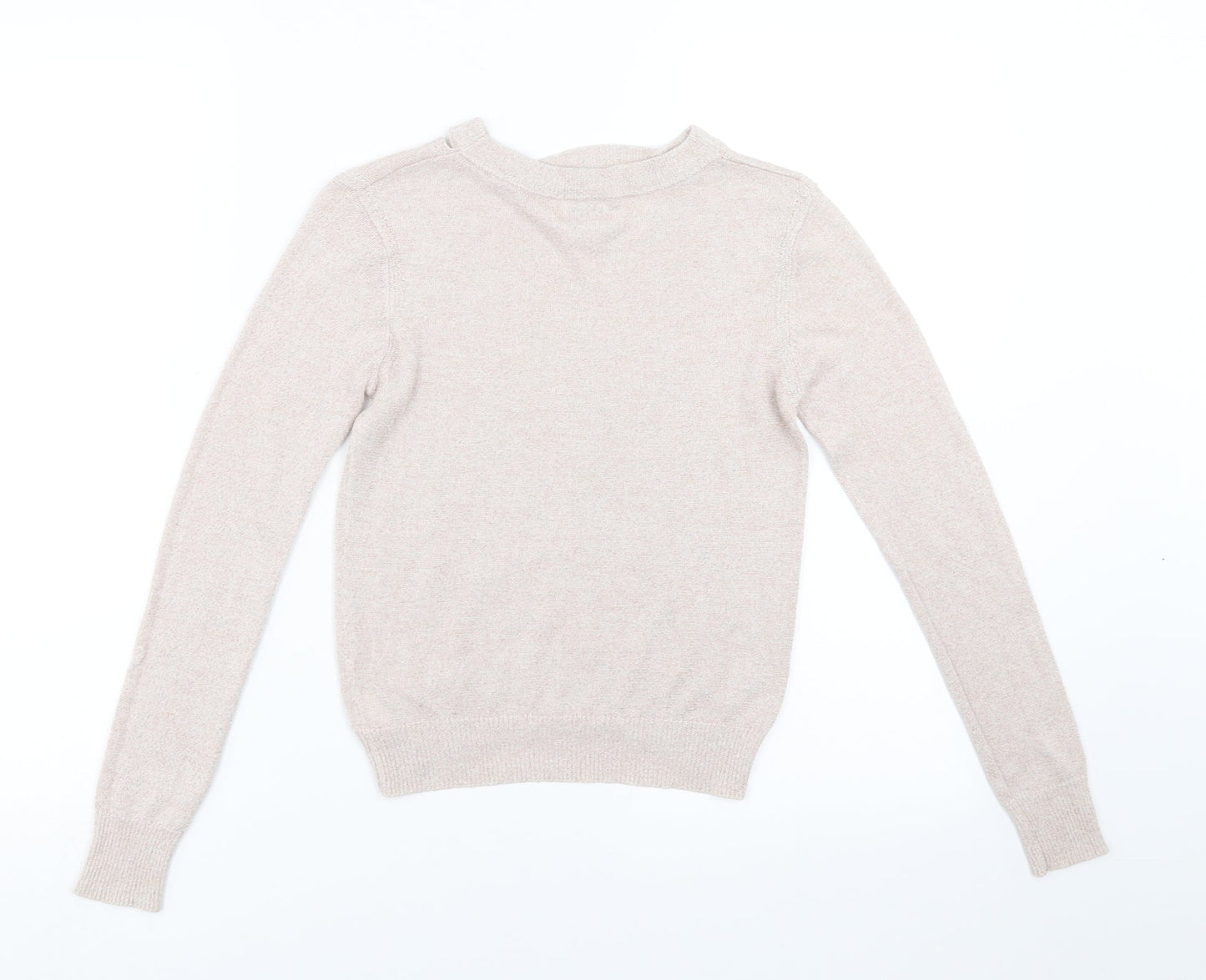 River Island Girls Pink   Pullover Jumper Size 9-10 Years  - glittery