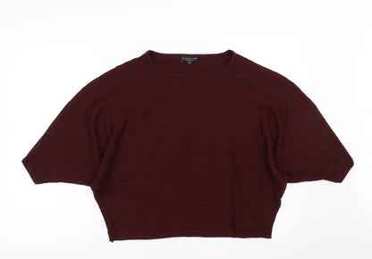 F&F Womens Red   Pullover Jumper Size 10