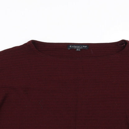 F&F Womens Red   Pullover Jumper Size 10
