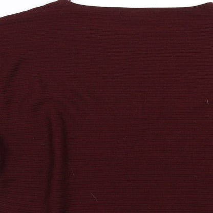 F&F Womens Red   Pullover Jumper Size 10