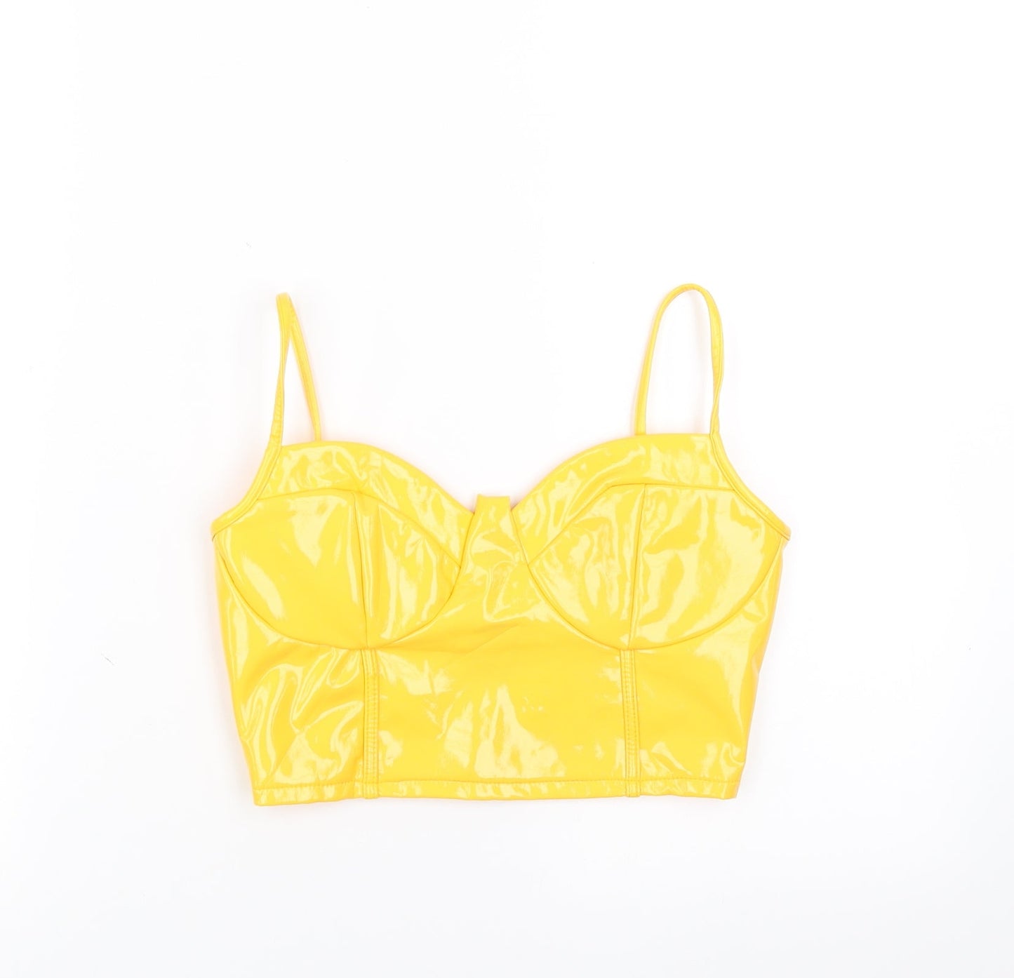 Nanana Womens Yellow   Camisole Blouse Size 6  - bra top