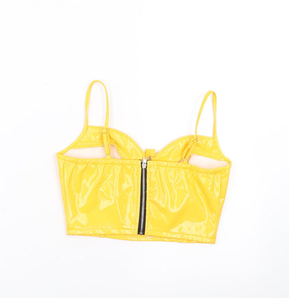 Nanana Womens Yellow   Camisole Blouse Size 6  - bra top
