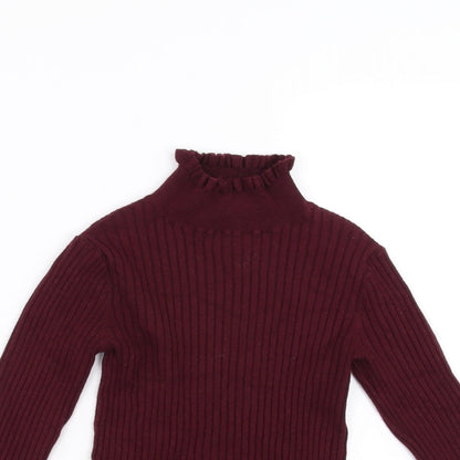 NEXT Girls Purple   Pullover Jumper Size 8 Years
