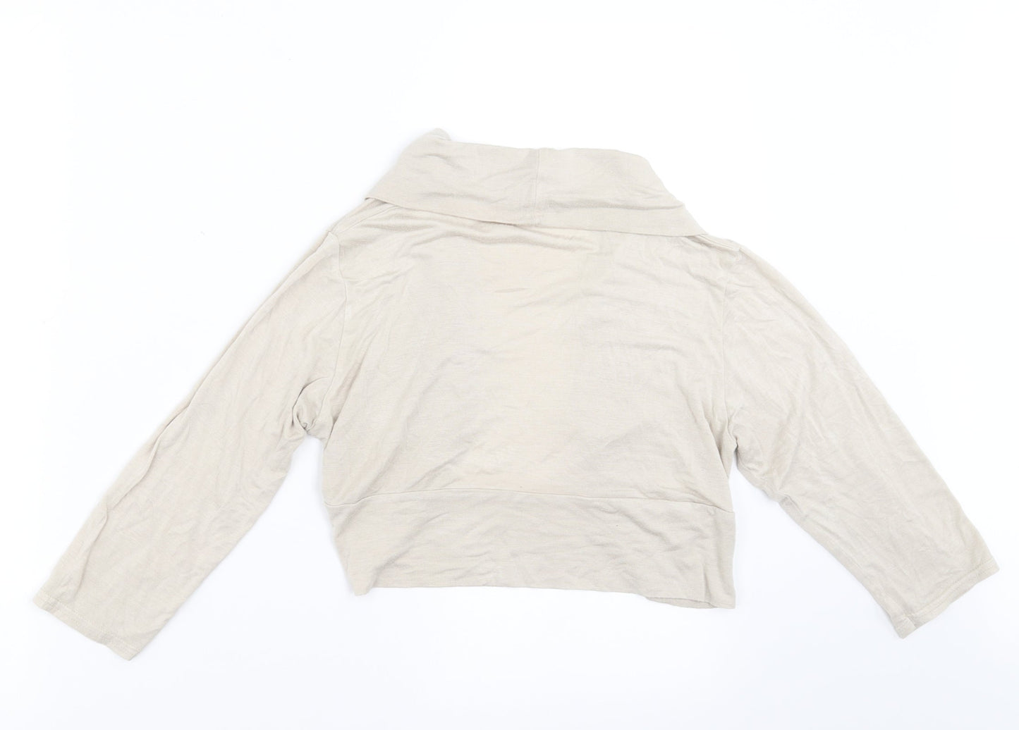 Kurt Muller Womens Beige   Shrug Jumper Size S