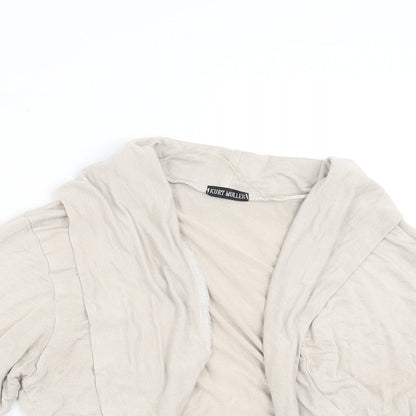 Kurt Muller Womens Beige   Shrug Jumper Size S