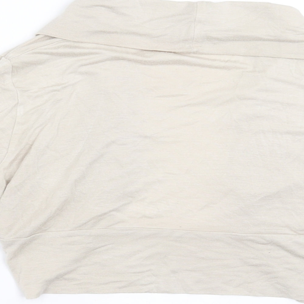 Kurt Muller Womens Beige   Shrug Jumper Size S