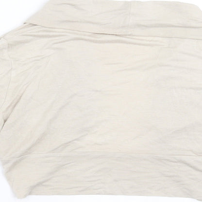 Kurt Muller Womens Beige   Shrug Jumper Size S
