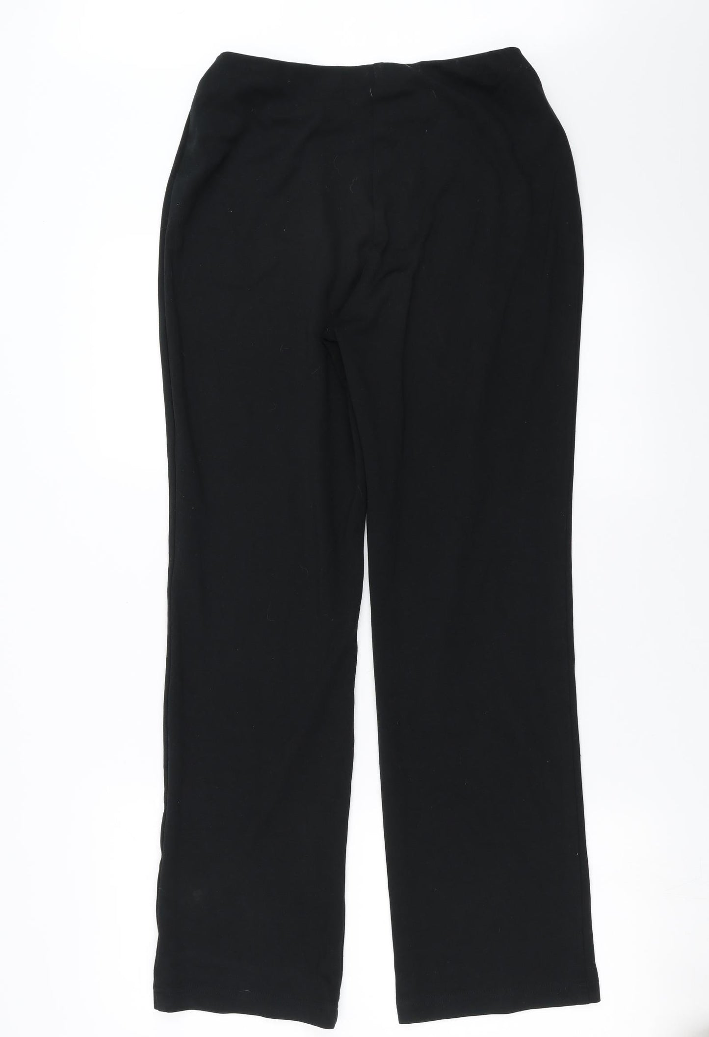 Womens UK Size 10 Marks and Spencer Regular Fit  Black Trousers