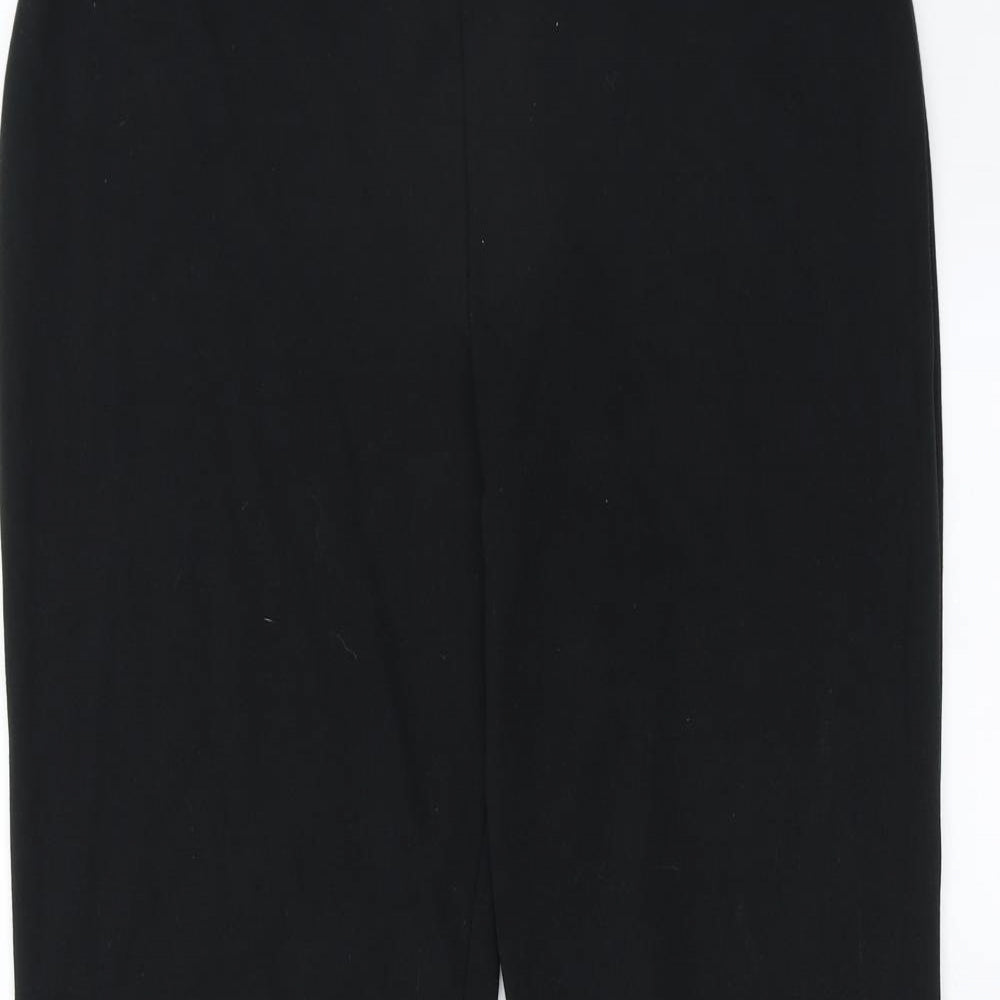 Womens UK Size 10 Marks and Spencer Regular Fit  Black Trousers