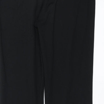 Womens UK Size 10 Marks and Spencer Regular Fit  Black Trousers