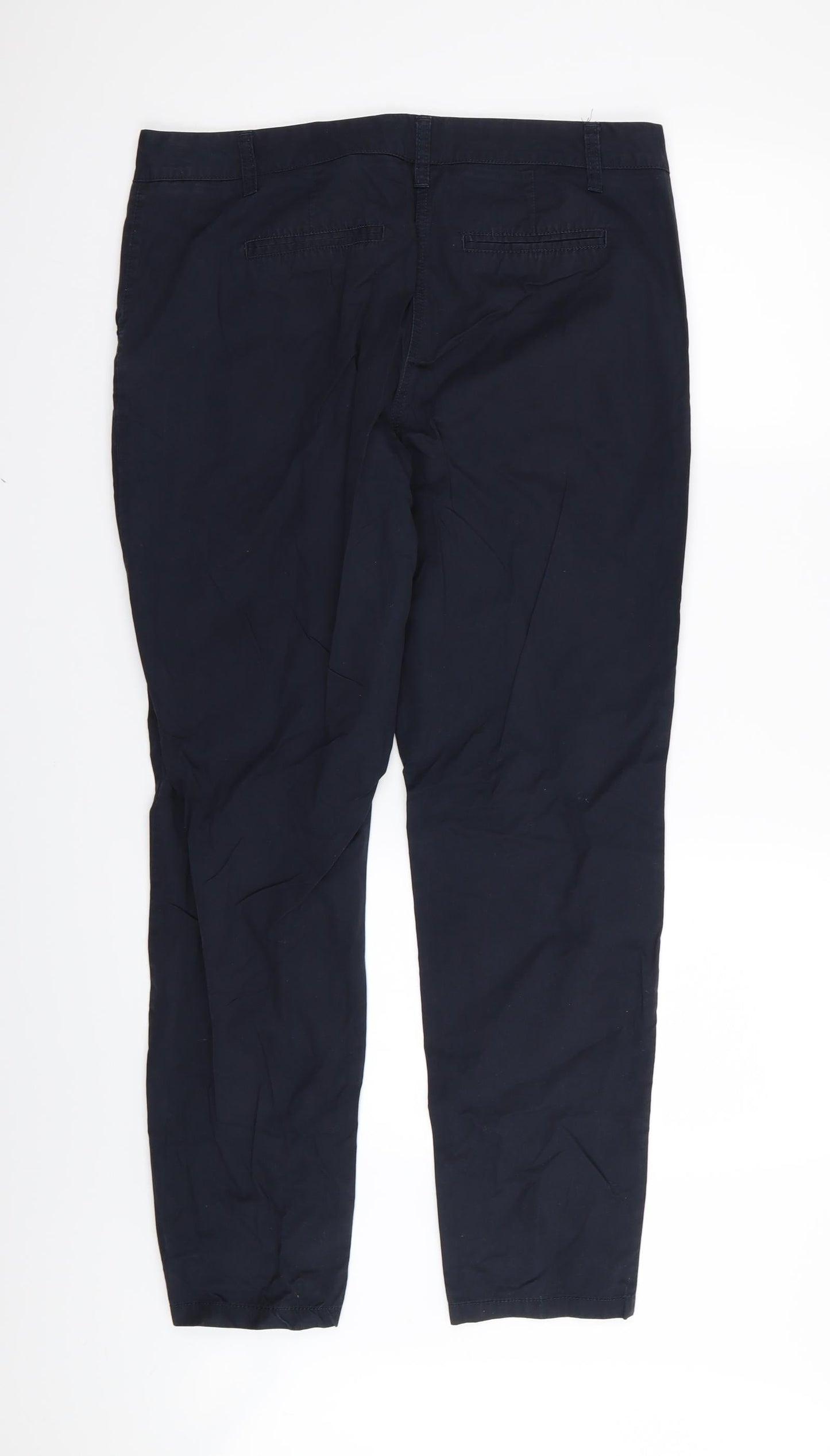 Womens UK Size 12 NEXT Regular Fit  Blue Trousers
