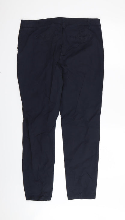 Womens UK Size 12 NEXT Regular Fit  Blue Trousers
